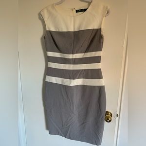 Grey and White Ralph Lauren Dress